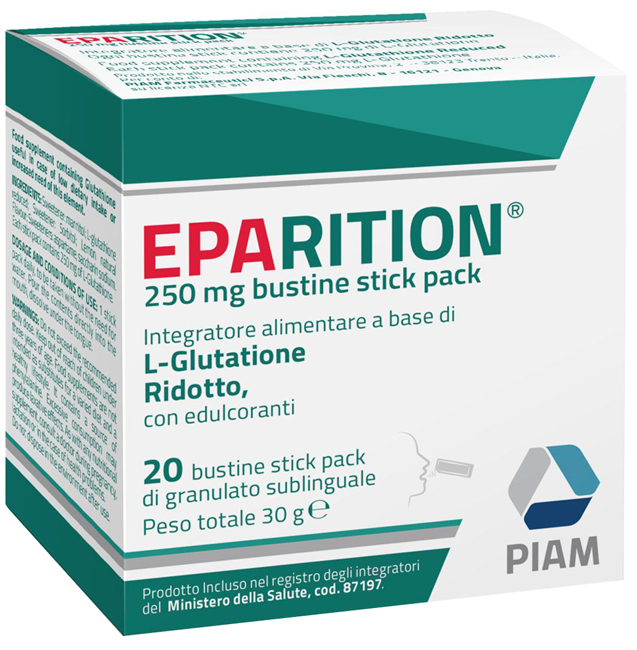 EPARITION 20 BUSTINE STICK PACK DA 250 MG DI GRANULATO SUBLINGUALE - Farmasanitas 
