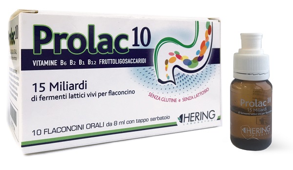 PROLAC10 FERMENTI LATTICI 15 MILIARDI 10 FLACONCINI 8 ML - Farmasanitas 