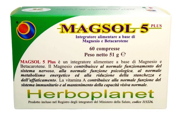 MAGSOL 5 PLUS 60 COMPRESSE - Farmasanitas 