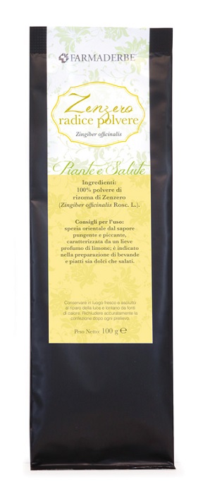 ZENZERO RADICE TAGLIO TISANA 100 G - Farmasanitas 