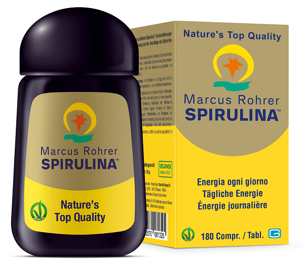 SPIRULINA MARCUS ROHRER 180 COMPRESSE - Farmasanitas 