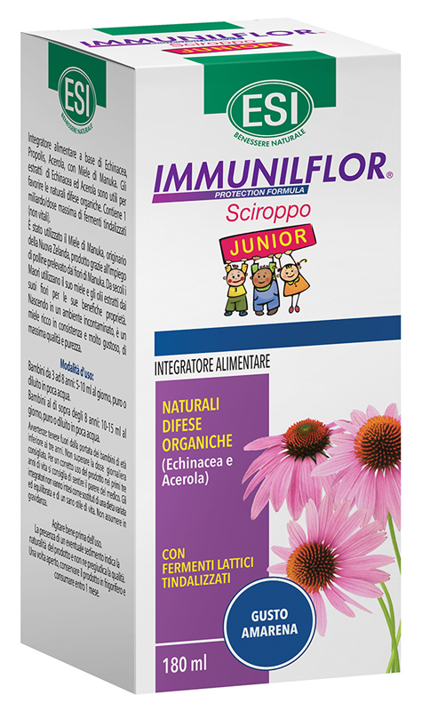ESI IMMUNILFLOR SCIROPPO JUNIOR 180 ML - Farmasanitas 