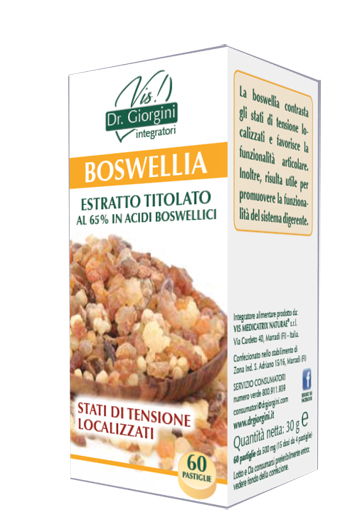 BOSWELLIA ESTRATTO TITOLATO 60 PASTIGLIE - Farmasanitas 