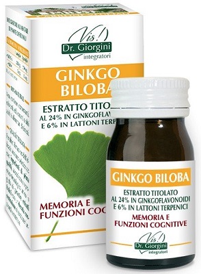GINKGO BILOBA ESTRATTO TITOLATO 60 PASTIGLIE - Farmasanitas 