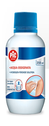 PIC SOLUTION ACQUA OSSIGENATA 10 VOLUMI PEROSSIDO DI IDROGENO 3% 250 ML - Farmasanitas 