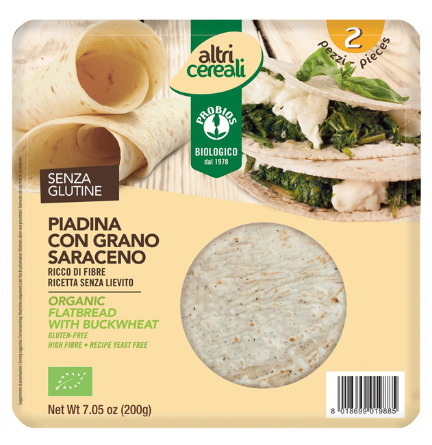 ALTRICEREALI PIADINA CON GRANO SARACENO 200 G - Farmasanitas 