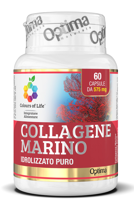 COLOURS OF LIFE COLLAGENE MARINO IDROLIZZATO PURO 60 CAPSULE 575 MG - Farmasanitas 