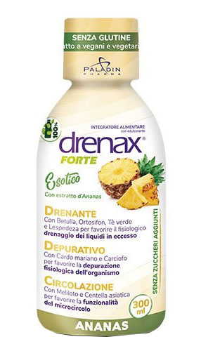 DRENAX FORTE ESOTICO CON ESTRATTO D'ANANAS 300 ML - Farmasanitas 