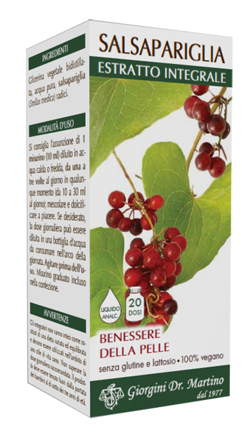 SALSAPARIGLIA ESTRATTO INTEGRALE 200 ML - Farmasanitas 