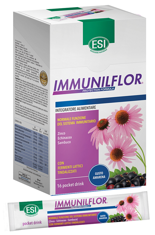 ESI IMMUNILFLOR POCKET DRINK 16 POCKET DRINK - Farmasanitas 