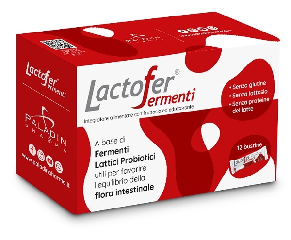 LACTOFER FERMENTI 12 BUSTINE OROSOLUBILI - Farmasanitas 