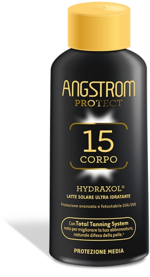 ANGSTROM PROTECT HYDRAXOL LATTE SOLARE PROTEZIONE 15 200 ML - Farmasanitas 