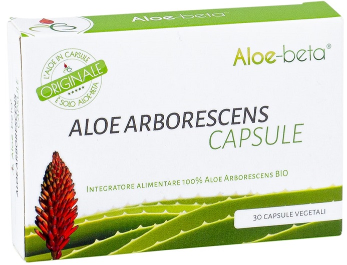 ALOE BETA 30 CAPSULE ALOE ARBORESCENS - Farmasanitas 