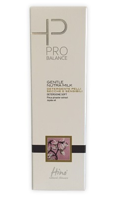 HINO NATURAL SKINCARE PRO BALANCE GENTLE NUTRA MILK DETERGENTE PELLI SECCHE E SENSIBILI 200 ML - Farmasanitas 