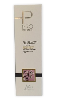 HINO NATURAL SKINCARE PRO BALANCE COMBINATION CLEANSING LOTION DETERGENTE PELLI MISTE 200 ML - Farmasanitas 