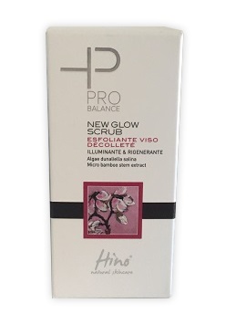 HINO NATURAL SKINCARE PRO BALANCE NEW GLOW SCRUB ESFOLIANTE VISO DECOLLETE 50 ML - Farmasanitas 