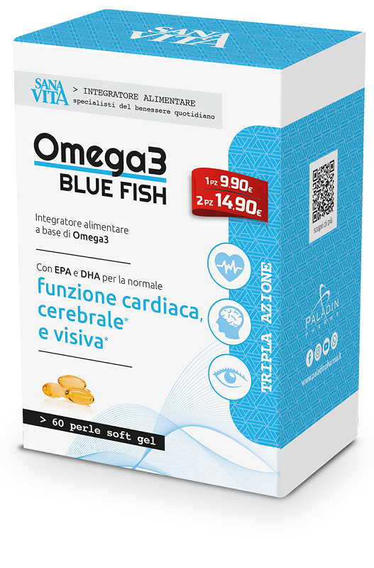 SANAVITA BLUE FISH 60 CAPSULE - Farmasanitas 
