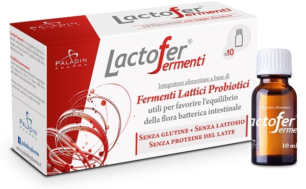 LACTOFER FERMENTI 10 FLACONCINI 10 ML - Farmasanitas 