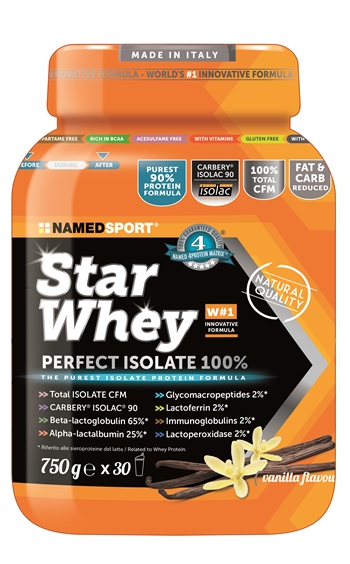 STAR WHEY ISOLATE VANILLA 750 G - Farmasanitas 