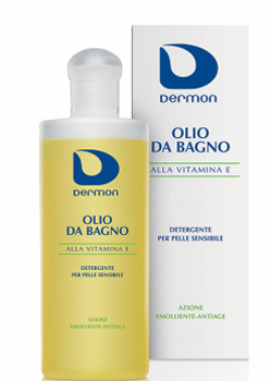 DERMON OLIO DOCCIA VITAMINA E 200 ML - Farmasanitas 