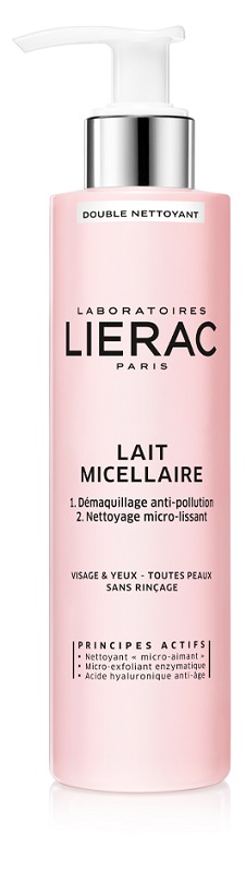 LIERAC DEMAQUILLANT LATTE MICELLARE A DOPPIA AZIONE 200 ML - Farmasanitas 