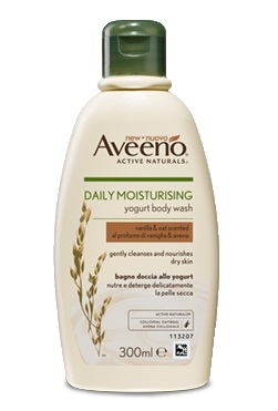AVEENO BAGNO DOCCIA YOGURT VANIGLIA & AVENA 300 ML - Farmasanitas 