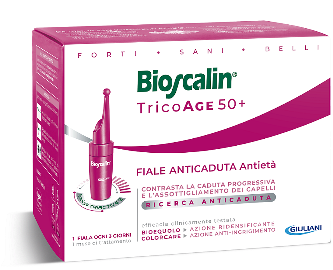BIOSCALIN TRICOAGE ANTICADUTA ANTIETA' 10 FIALE 3,5 ML - Farmasanitas 