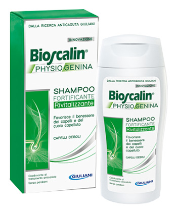 BIOSCALIN PHYSIOGENINA SHAMPOO FORTIFICANTE RIVITALIZZANTE 200 ML - Farmasanitas 