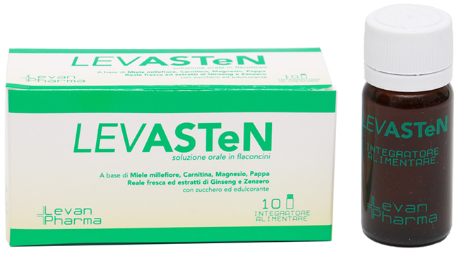 LEVASTEN 10 FLACONCINI DA 10 ML - Farmasanitas 