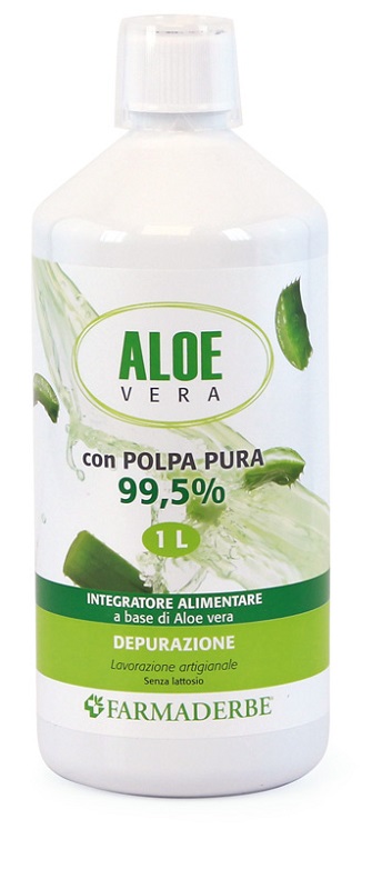 ALOE VERA SUCCO DI ALOE VERA POLPA PURA 1000 ML - Farmasanitas 