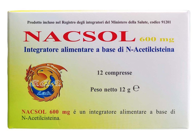 NACSOL 12 COMPRESSE - Farmasanitas 
