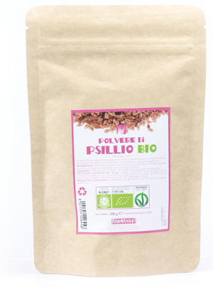 PSILLIO CUTICOLA POLVERE BIO 200 G - Farmasanitas 