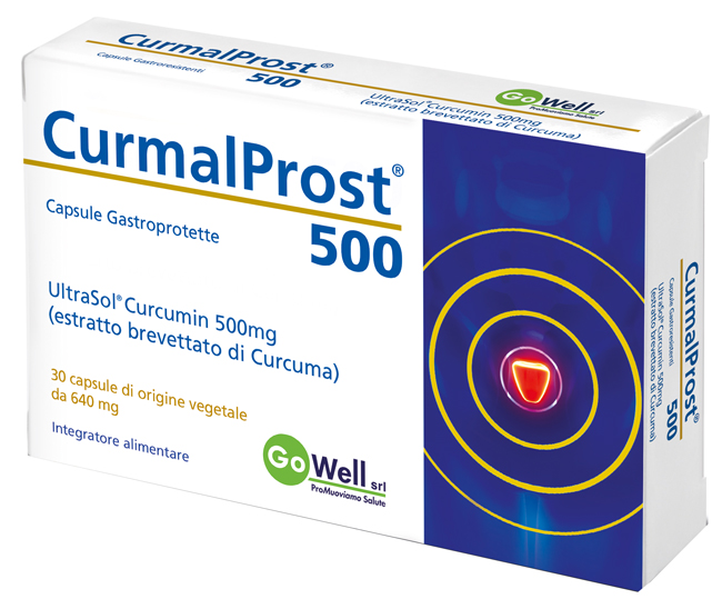 CURMALPROST 500 30 CAPSULE GASTROPROTETTE - Farmasanitas 