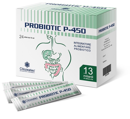 PROBIOTIC P-450 24 STICK MONODOSE 10 ML - Farmasanitas 