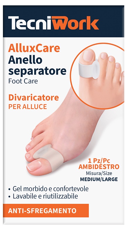 ALLUXCARE SEPARATORE DIVARICATORE ALLUCE MEDIUM/LARGE 1 PEZZO - Farmasanitas 