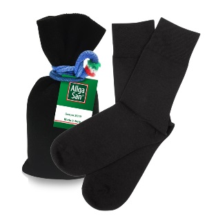 ALLGA CALZINO ANTIODORE NERO L - Farmasanitas 