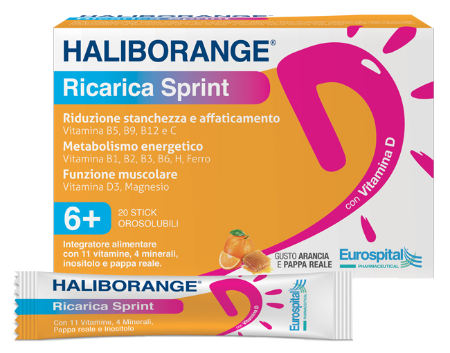 HALIBORANGE RICARICA SPRINT 20 STICK PACK 2 G - Farmasanitas 