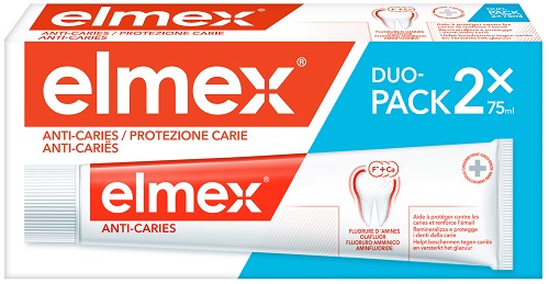 ELMEX PROTEZIONE CARIE 2 X 75 ML - Farmasanitas 