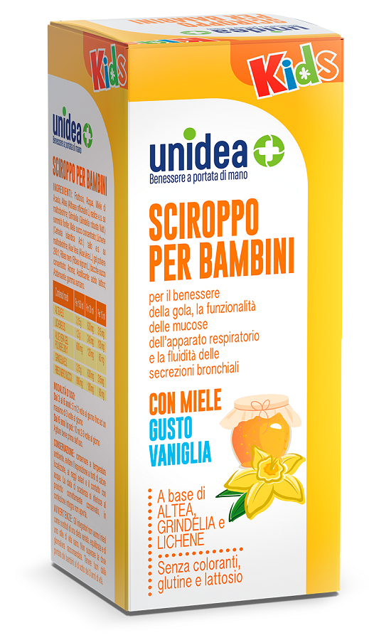 UNIDEA SCIROPPO PER BAMBINI 150 ML - Farmasanitas 