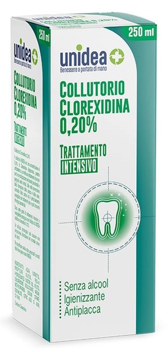 UNIDEA COLLUTORIO CLOREXIDINA 0,20% 250 ML - Farmasanitas 