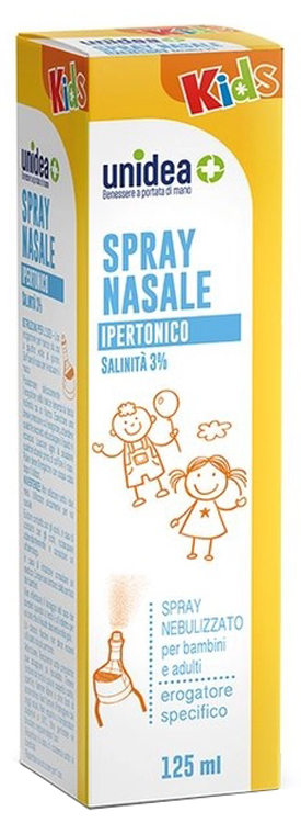 ACQUA DI MARE SPRAY IPERTONICA UNIDEA  125 ML - Farmasanitas 