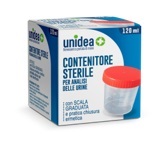 CONTENITORE STERILE PER ANALISI DELLE URINE UNIDEA 120 ML - Farmasanitas 