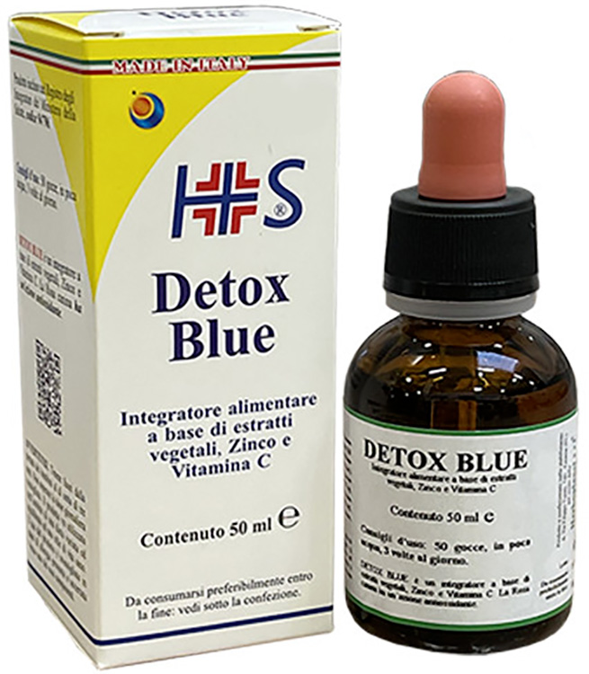 DETOX BLUE GOCCE 50 ML - Farmasanitas 
