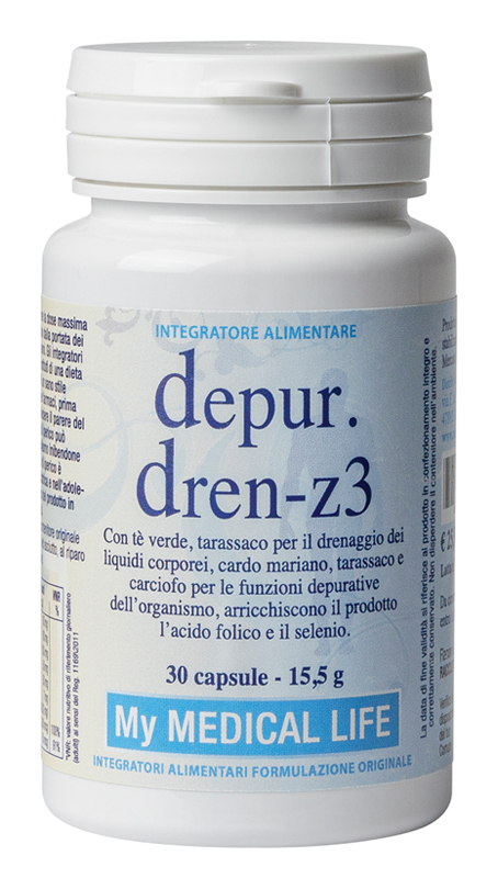 DEPUR DREN Z3 30 CAPSULE - Farmasanitas 