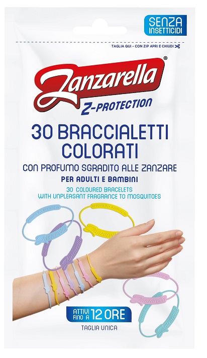 ZANZARELLA Z-PROTECT BRACCIALETTI ADULTI - Farmasanitas 