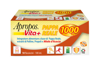 APROPOS VITA+ PAPPA REALE 1000MG 10 FLACONCINI DA 10 ML - Farmasanitas 