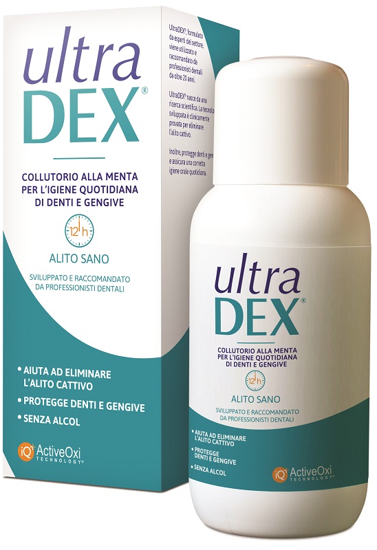 ULTRADEX COLLUTORIO ALITO SANO 250 ML SENZA ALCOOL - Farmasanitas 