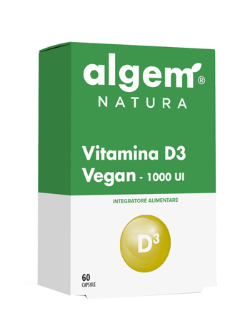 VITAMINA D3 VEGAN 1000 UI 60 CAPSULE - Farmasanitas 
