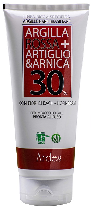 ARGILLA ROSSA + ARTIGLIO + ARNICA 30% TUBO 200 ML - Farmasanitas 