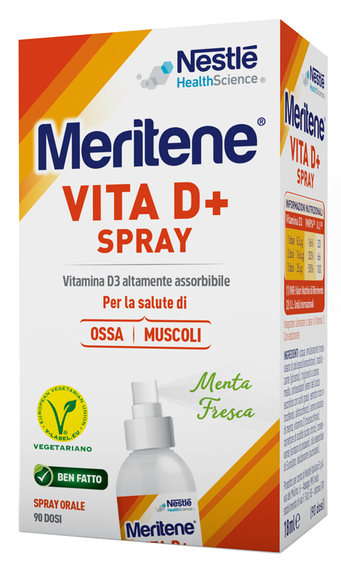 MERITENE VITA D+ SPRAY 18 ML - Farmasanitas 
